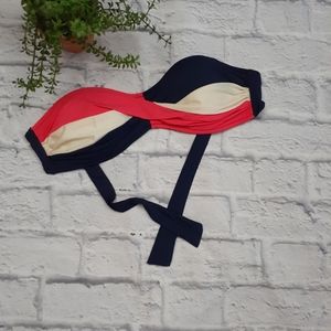 Skye strapless Swim Top Wrap Front Detail Size S